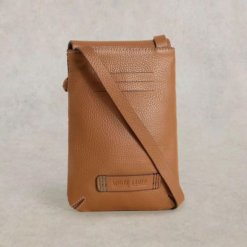 White Stuff Clemmy Leather Phone Bag image number 5